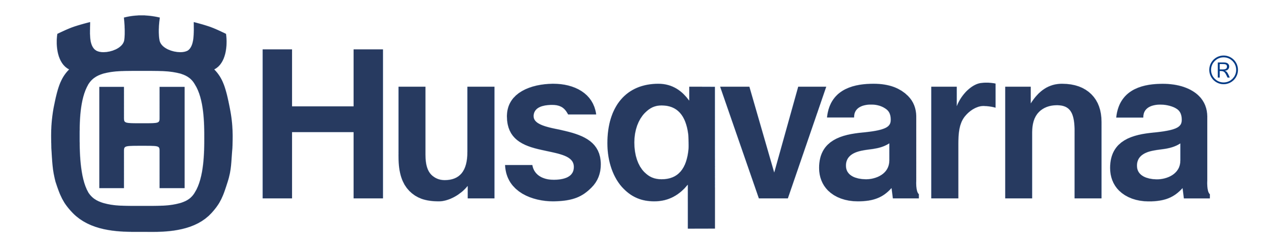 Husqvarna logo dark blue